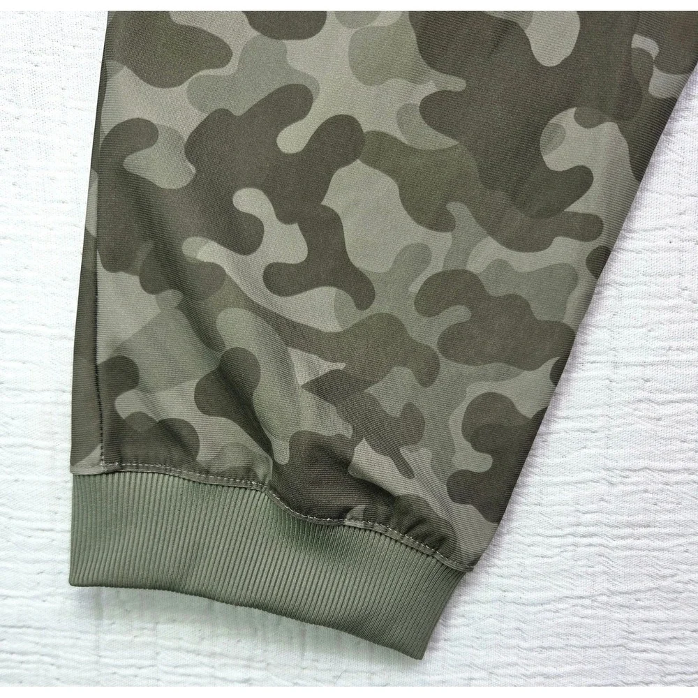 Wonder Nation Boys Camouflage Jogger Pants Green XL 14-16 Husky Camo Drawstring